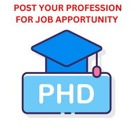 POST YOUR PROFESSION FOR JOB APPORTUNITY PHD